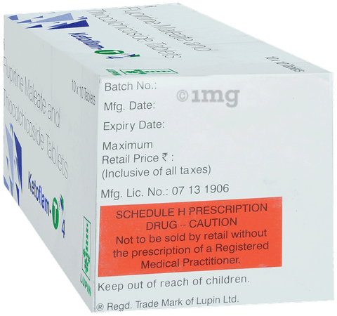 Ketoflam T 4 Tablet image
