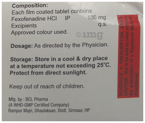 Fexodan 180 Tablet image