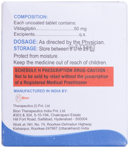 Vildazest 50mg Tablet image Vildazest 50mg Tablet image