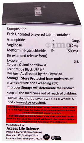 Vogit-GM 1 Tablet ER