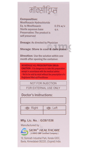 Moxydrips Eye Drop image
