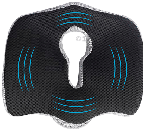 Superfine Comfort Orthopedic Memory Coccyx Seat Cushion for Sciatica, Back  Pain Relief & Hip Support: Buy box of 1.0 Cushion at best price in India