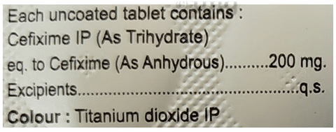 Cefikem 200mg Tablet image