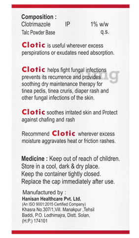 Clotic 1% Dusting Powder image