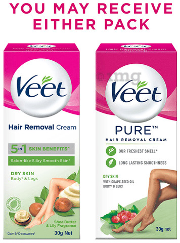 Buy Veet Pure Hair Removal Cream for Women With No Ammonia Smell Normal  Skin  100g Pack of 2  Suitable for Legs Underarms Bikini Line Arms   2x Longer Lasting Smoothness
