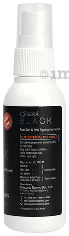 Q sera black hair serum uses deals