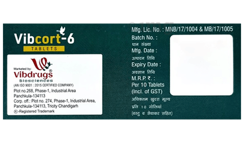 Vibcort 6 Tablet image