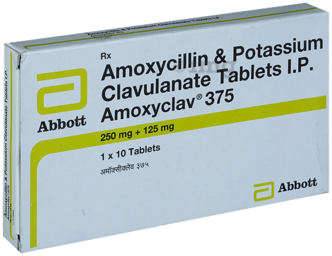 Amoxyclav 375 Tablet image Amoxyclav 375 Tablet image