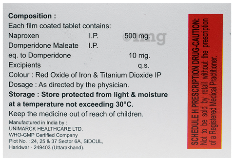 Napdol 500mg Tablet image