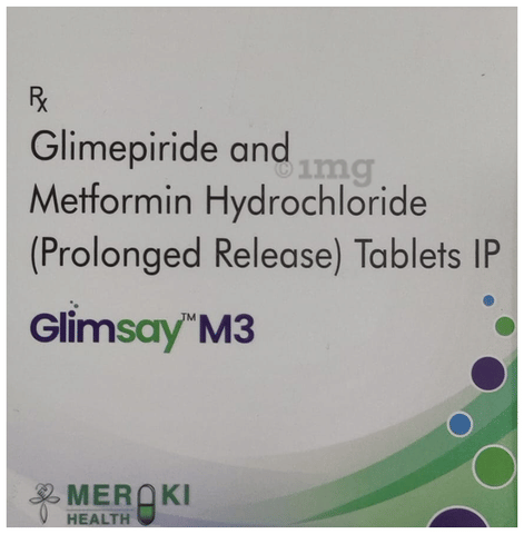 Glimsay M 3 Tablet PR image