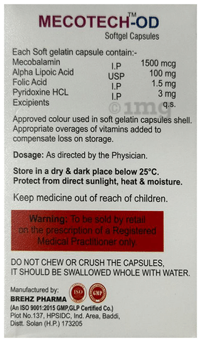Mecotech-OD Softgel Capsule