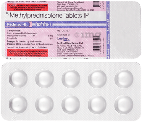 Rednisol 8 Tablet image