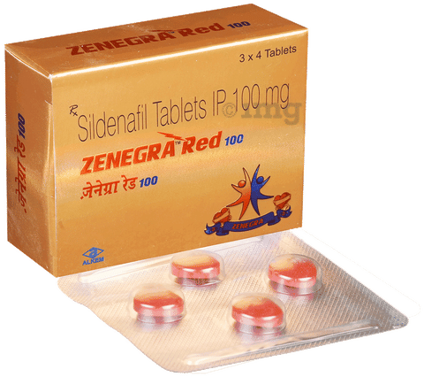 Zenegra Red 100mg Tablet image