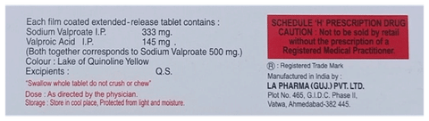 Epsoval XR 500mg Tablet