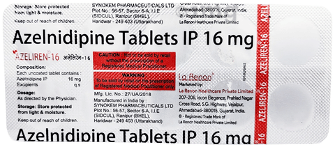 Azeliren 16mg Tablet image