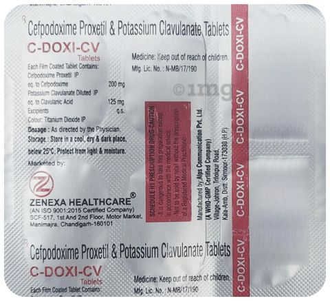C-Doxi-CV Tablet image