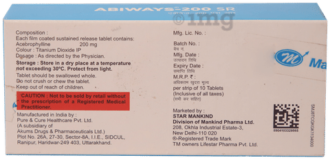 Abiways 200 SR Tablet image