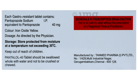 Pantalol 40 Tablet image