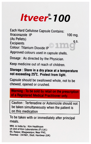 Itveer 100 Capsule image Itveer 100 Capsule image