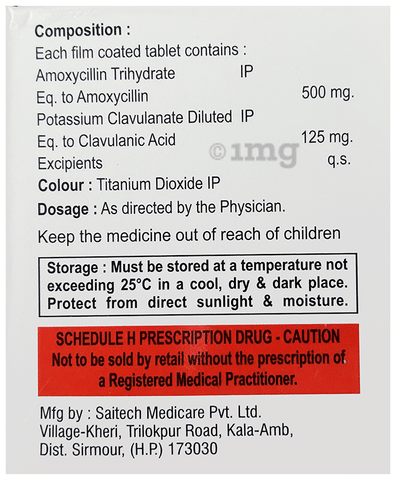 Themox-CV 625 Tablet