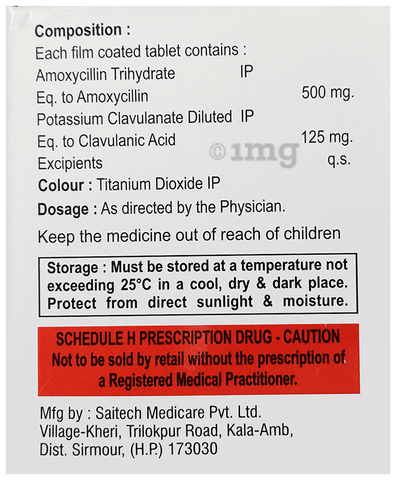 Themox-CV 625 Tablet image