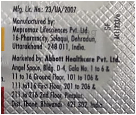 Abtorsmed 10 Tablet image Abtorsmed 10 Tablet image