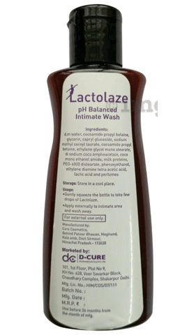 Lactolaze Intimate Wash image
