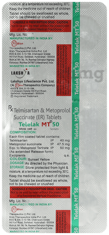 Telelak MT 40mg/50mg Tablet