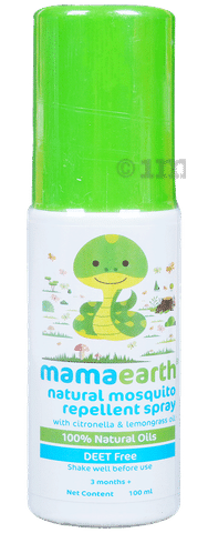 Mamaearth Natural Mosquito Repellent (3 Months Plus): Buy bottle of 100.0  ml Liquid at best price in India