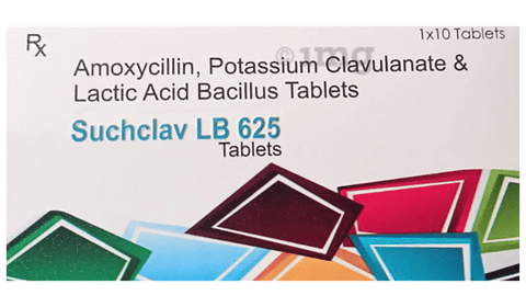 Suchclav LB 625 Tablet image Suchclav LB 625 Tablet image