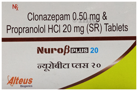 Nuro Beta Plus 20 Tablet SR image Nuro Beta Plus 20 Tablet SR image