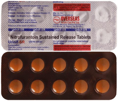 Urinif 100mg Tablet SR image Urinif 100mg Tablet SR image