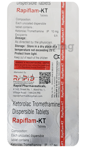 Rapiflam-KT Tablet DT image Rapiflam-KT Tablet DT image