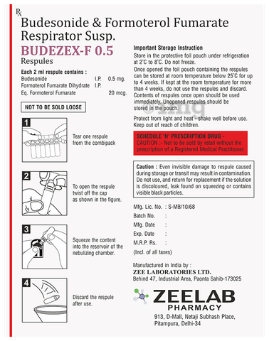 Budezex 0.5mg Solution for inhalation image
