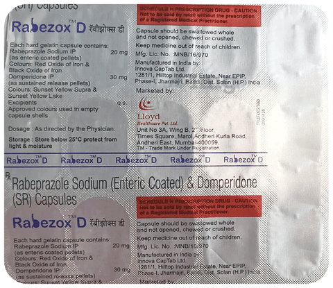 Rabezox D Capsule SR image Rabezox D Capsule SR image