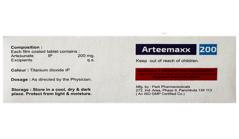 Arteemax 200 Tablet image