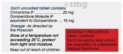 Vertigil 10 mg/20 mg Tablet