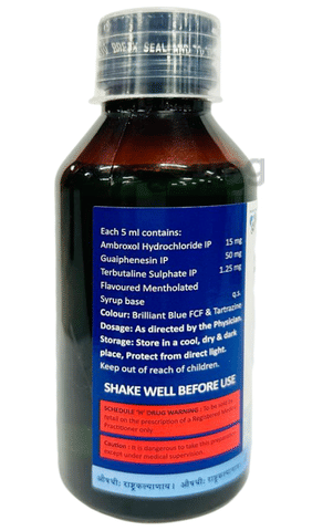 Buy Daily Dava Ambroxol Hydrochloride +Terbutaline Sulphate+Guaiphenesin  Online: View Uses, Side Effects, Price, Substitutes