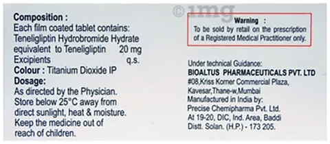 Tenlicret 20mg Tablet image