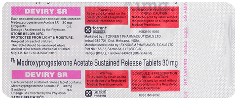 Provera 30mg xr