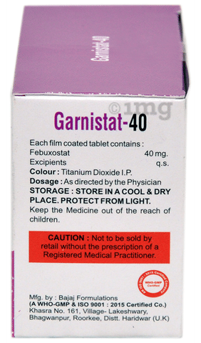 Garnistat 40 Tablet image Garnistat 40 Tablet image