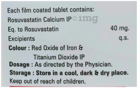 Rozcap 40 Tablet image