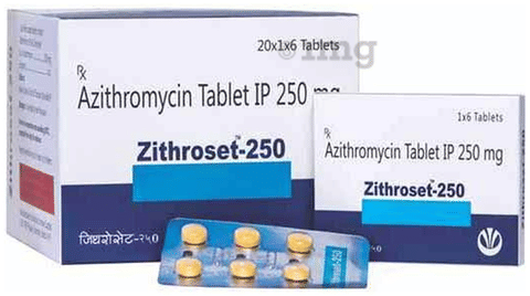 Zithroset 250 Tablet image Zithroset 250 Tablet image