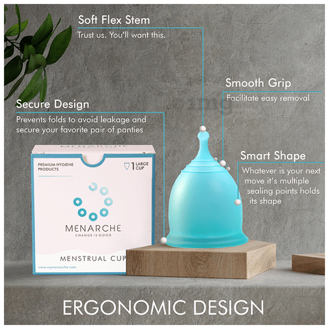 Menarche Menstrual Cup Large image Menarche Menstrual Cup Large image