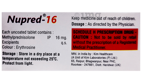 Nupred 16 Tablet image Nupred 16 Tablet image