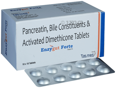 Enzygut Forte 192mg/25mg/40mg Tablet