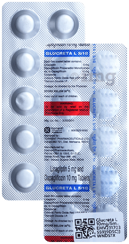 Glucreta L 10mg/5mg Tablet