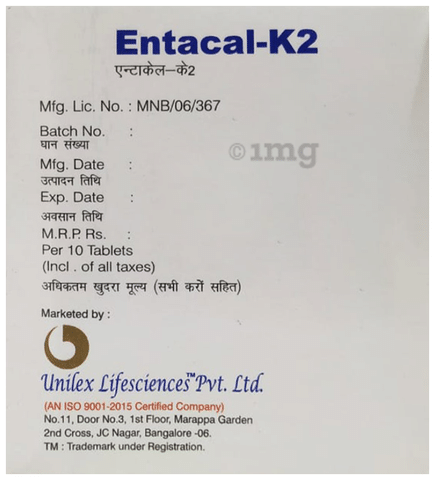 Entacal-K2 Tablet