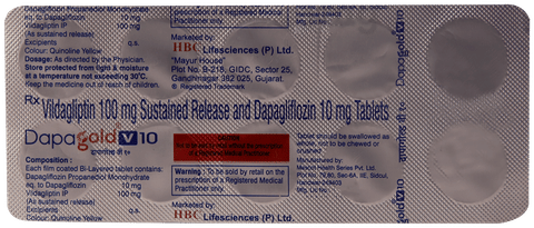 Dapagold V 10 Tablet SR image
