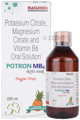 Potron MB6 Oral Solution Delicious Pineapple Sugar Free image Potron MB6 Oral Solution Delicious Pineapple Sugar Free image